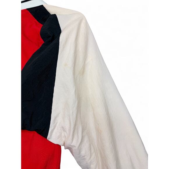 Adidas Project Sport Spectacular Bomber Jacket Red White Size L Vintage 80s - Picture 7 of 16